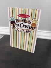 Melissa & Doug Scoop & Serve Ice Cream Counter REPLACEMENT Parts Menu Only 