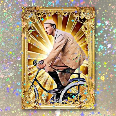 George Pilkington Mills Holographic Golden Icon Art Card 01/10 Starpop Print