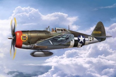 Trumpeter 02427 P-47D Thunderbolt Razorback in 1:24 Bausatz Neu + OVP