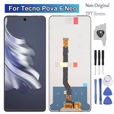 TFT Bildschirm Ersatz für Tecno Pova 6 Neo LCD Display Touch Digitizer Baugruppe