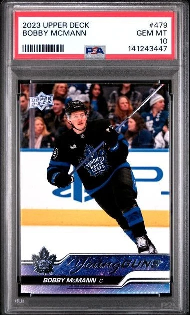 Deal for 2023 Upper Deck Bobby Mcmann Young Guns Rookie #479 Psa 10 Gem Mint
