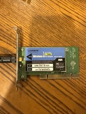 Cisco Linksys Wireless G 2.4GHz 802.11g Computer PCI Network Adapter Card WMP54G