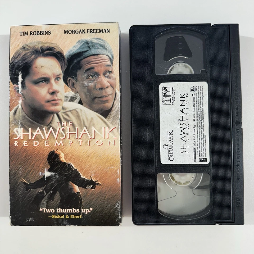 LOT 8 Classic VHS Movies Shawshank Redemption Misery Carrie Pulp Fiction + MORE Foto 3 de 4