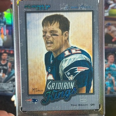 Donruss 2002 Studio Series Gridiron Kings Tom Brady Patriots GK-5 152/250