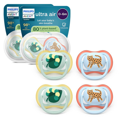 Philips Avent Ultra Air Schnuller   Kiefergerecht Geformtes Design, Für Babys, 0