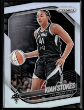 2025 Panini Prizm WNBA #58 Kiah Stokes Silver Prizms