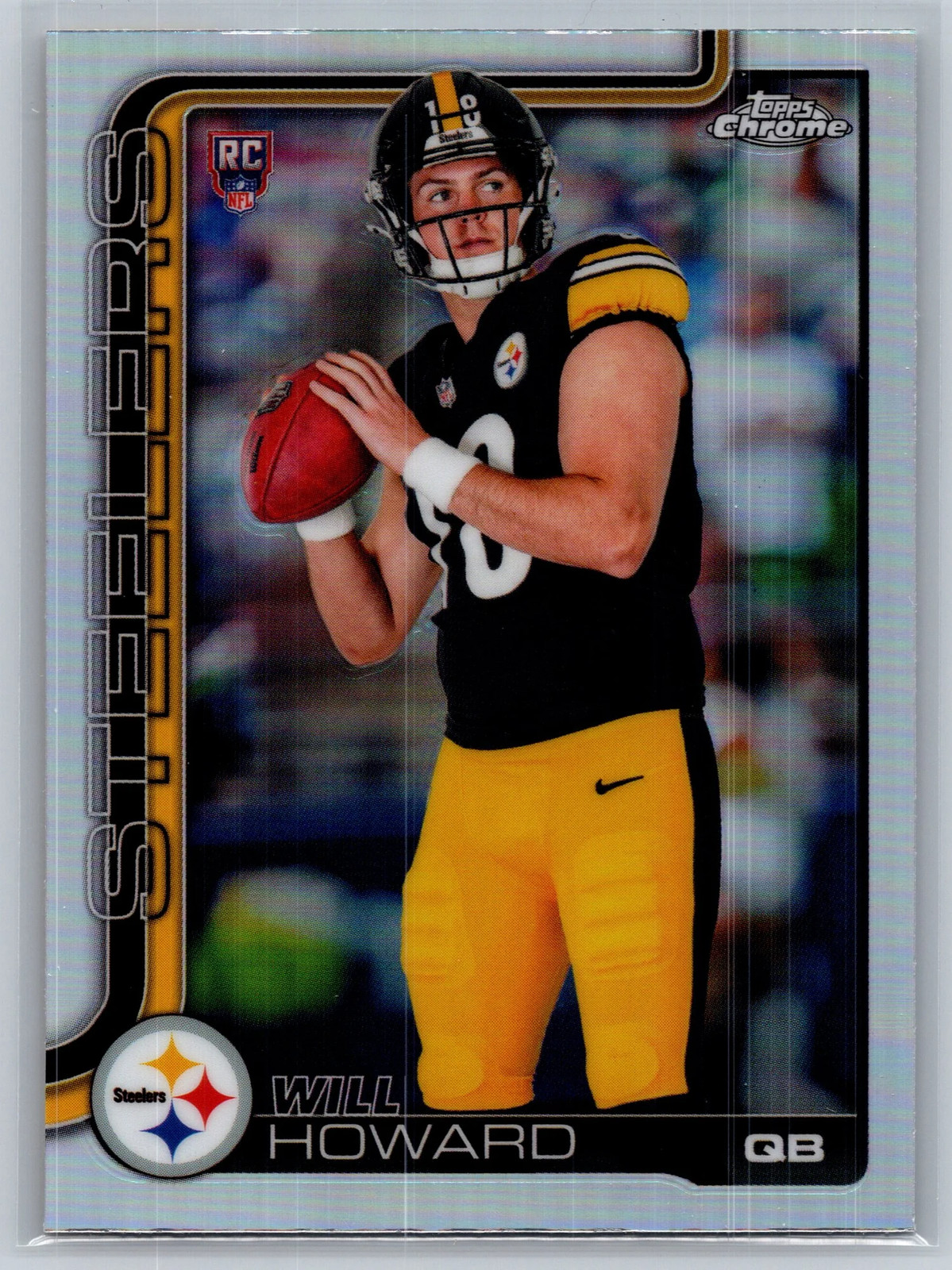 2025 Topps Chrome Will Howard #321 Refractor RC