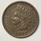 1892   Indian Head Penny Cent. Sharp AU
