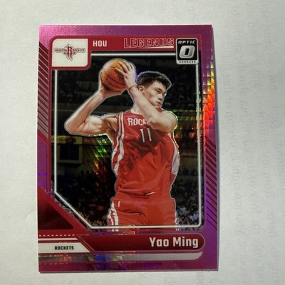 Yao Ming 2024-25 Donruss Optic Pink Hyper prizm Legend Houston Rockets #226