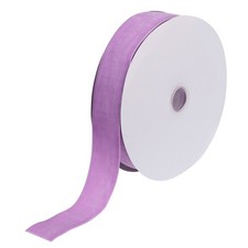 Velvet Ribbon 1 1/2 Inch x 10 Yard Single Face Spool Silky for DIY Crafts Purple
