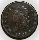 Photo of a 1808-P Large Cent from an eBay listing that sold on Jun 29, 2026