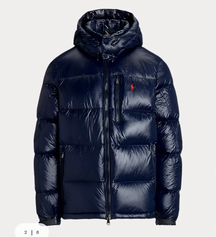 Chaqueta Polo Ralph Lauren The Gorham Brillante Nueva con Etiquetas - Colección Azul Marino Brillante Foto 2 de 4