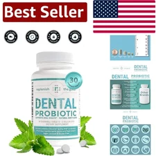 Dental Probiotic - 30 Mint Chewable Tablets for Fresh Breath & Oral Health