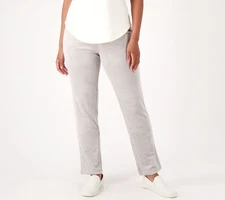 Isaac Mizrahi Soho Double Faced Velour Pant High Rise L NWOT (1096)