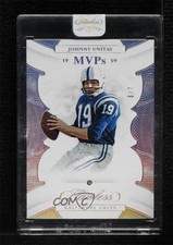 2020 Panini Flawless MVPs Gems Diamonds 6/7 Johnny Unitas #MVP-59 HOF 1q7