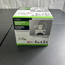 Everbilt TDIDVKHD6 White 4 in. X 5 Ft. Indoor Dryer Vent Kit with Flexible Duct