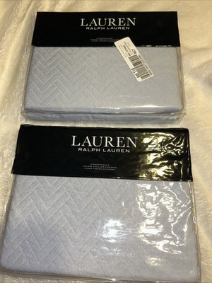 Ralph Lauren KAIA Matelassé TWO￼ Standard Pillow Shams SOFT GREY NEW  Reg 240