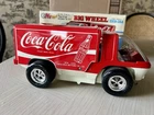 Minty VINTAGE COCA COLA BIG WHEEL BATTERY MOTOR DELIVERY VAN TRUCK In Box