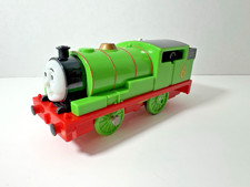 Thomas  Friends Trackmaster Percy Battery Powered Train Engine Mattel 2013
