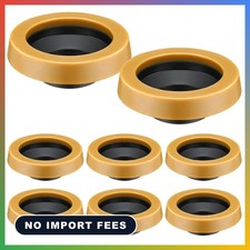 Toilet Wax Ring Seal Gasket Thick Durable 8 Pack 3 4 Inch Leak Proof Plumbing Re