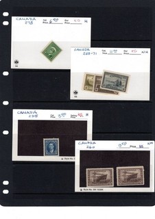 BH GOLDPATH: CANADA STAMP CAT VALUE $34.50 #278 #269 71 #23 BHS_001_190_7
