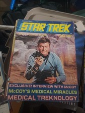 1977 STAR TREK GIANT PLAKAT KSIĄŻKA PODRÓŻ 8 KAPITAN KIRK MCCOY JANICE RAND