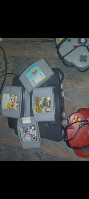 Nintendo 64 Console with Controllers & Games Star Wars Mario Donkey Kong Racing