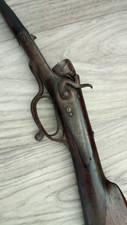 Ancienne Crosse de fusil de chasse pour restauration ou pièces
