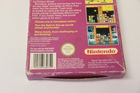 Vintage Nintendo NES Game - Wario's Woods In Box