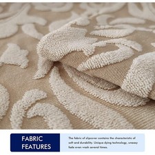 Subrtex 2 Pc Parsons chair Slipcover Jacquard Damask Spandex Furn. Protector
