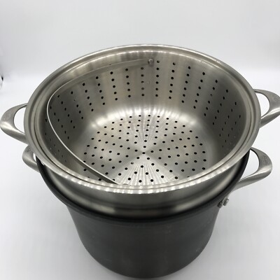 Calphalon Non-Stick 8 Qt 3 Pc Multipot W/ Steamer Basket, Pasta