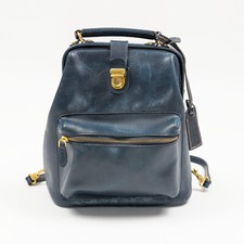 Old Trend Women Genuine Leather Doctor Backpack Navy 420028