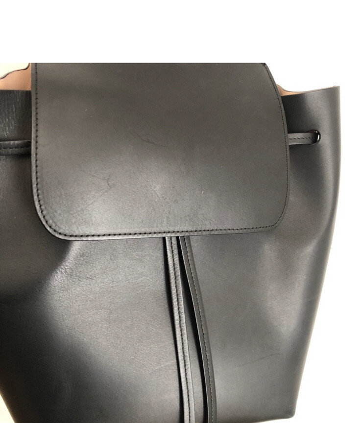 Mansur Gavriel Mini Backpack Black Ballerina - image 8