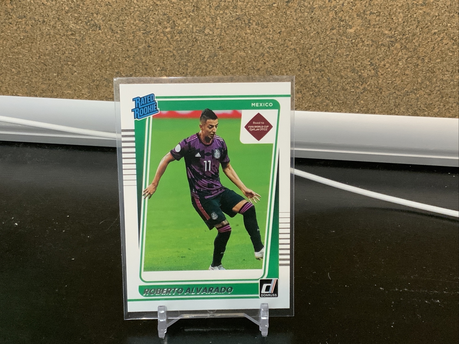2021-22 Donruss Qatar Base Rated Rookies #195 Roberto Alvarado - Mexico