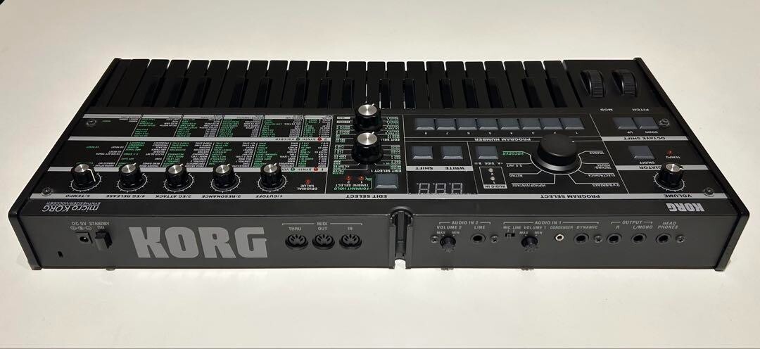 【レア品】microKORG-BKBK KORG MicroKorg BKBK Synthesizer Limited All Black Edition