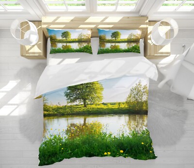 3D Gelbe Blumen C529 Bett Kissenbezüge Decke Bettdecke Abdeckung Set Vera 23
