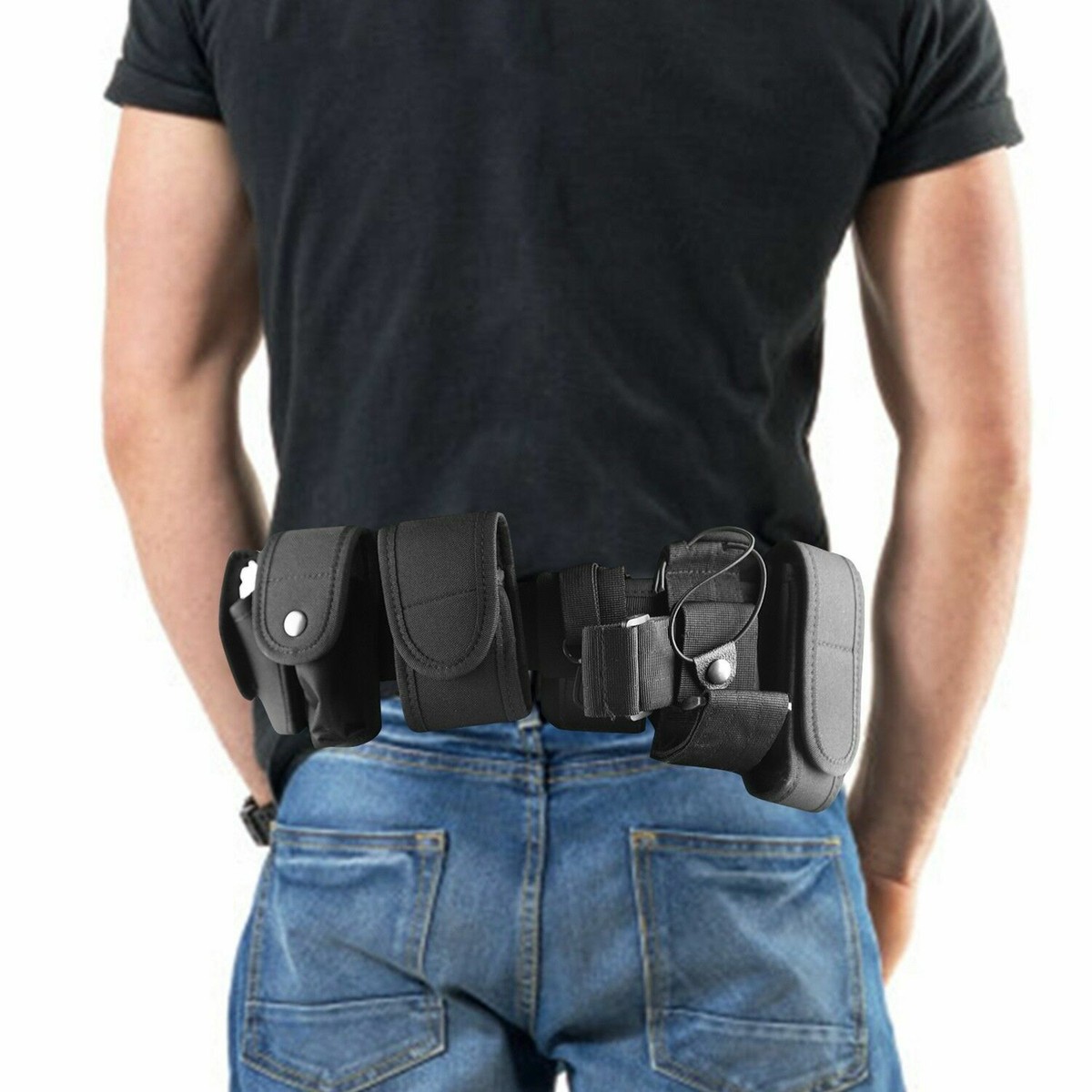 Security Guard Equipment Belt 10-in-1 Police Tactical Duty 