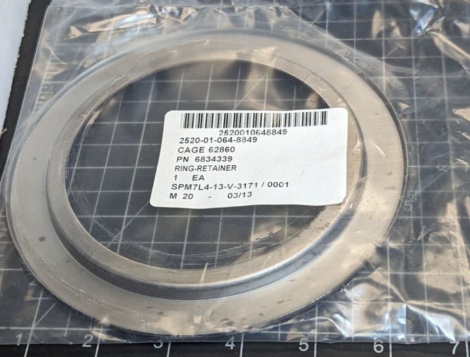 6834339 Allison MT654 Primer Rango Embrague Pistón Resorte Anillo Retenedor M939 [A1S2] Foto 2 de 4