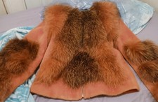 Benassi Womans Fur Coat Size Xl (brand New) W/tags