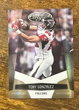 2010 Certified Mirror Gold #8 Tony Gonzalez /25 #X11668