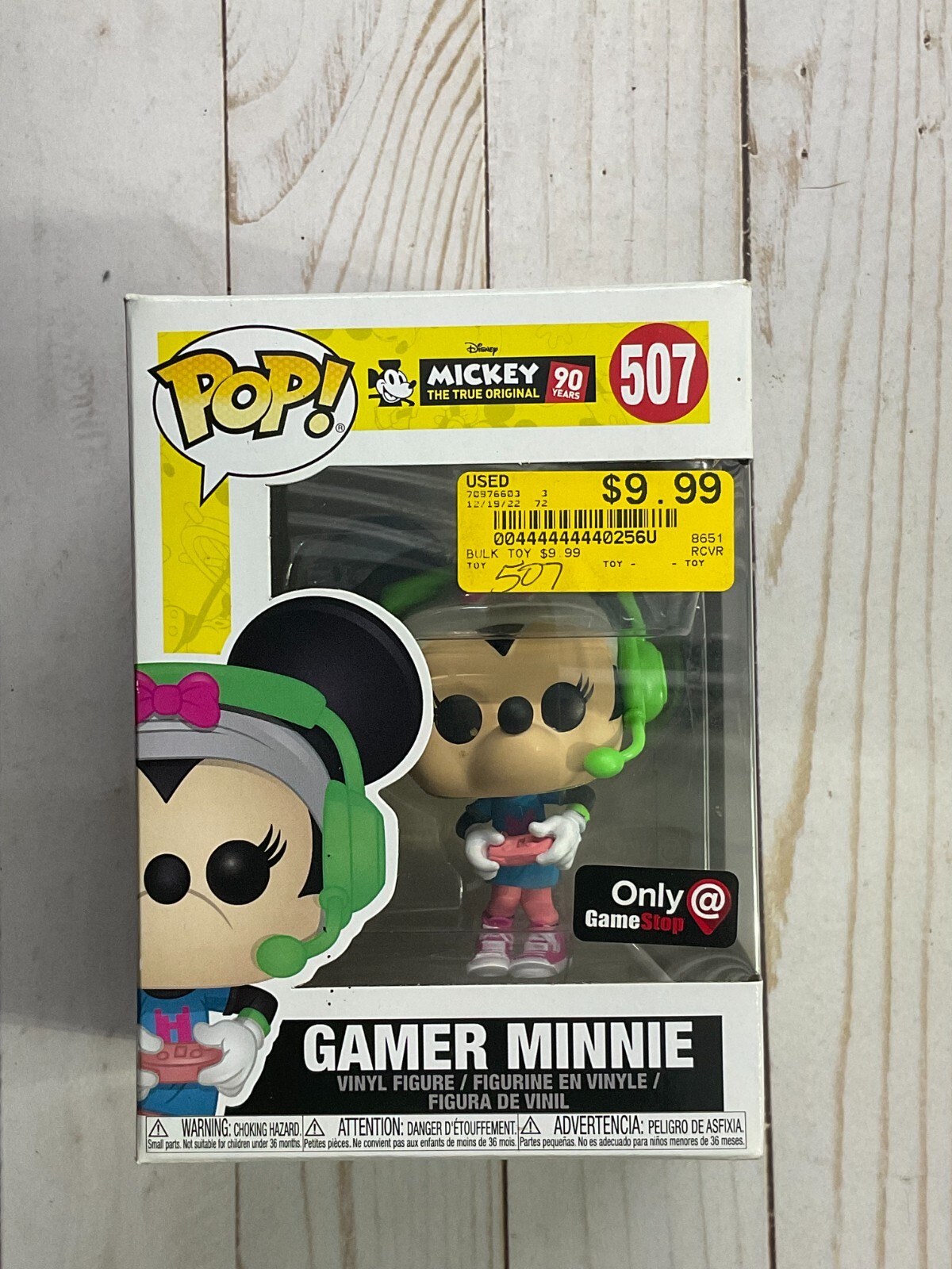 Sale Funko Pop! Gamer Minnie - Gamestop (Exclusive) #507 See Pics C02