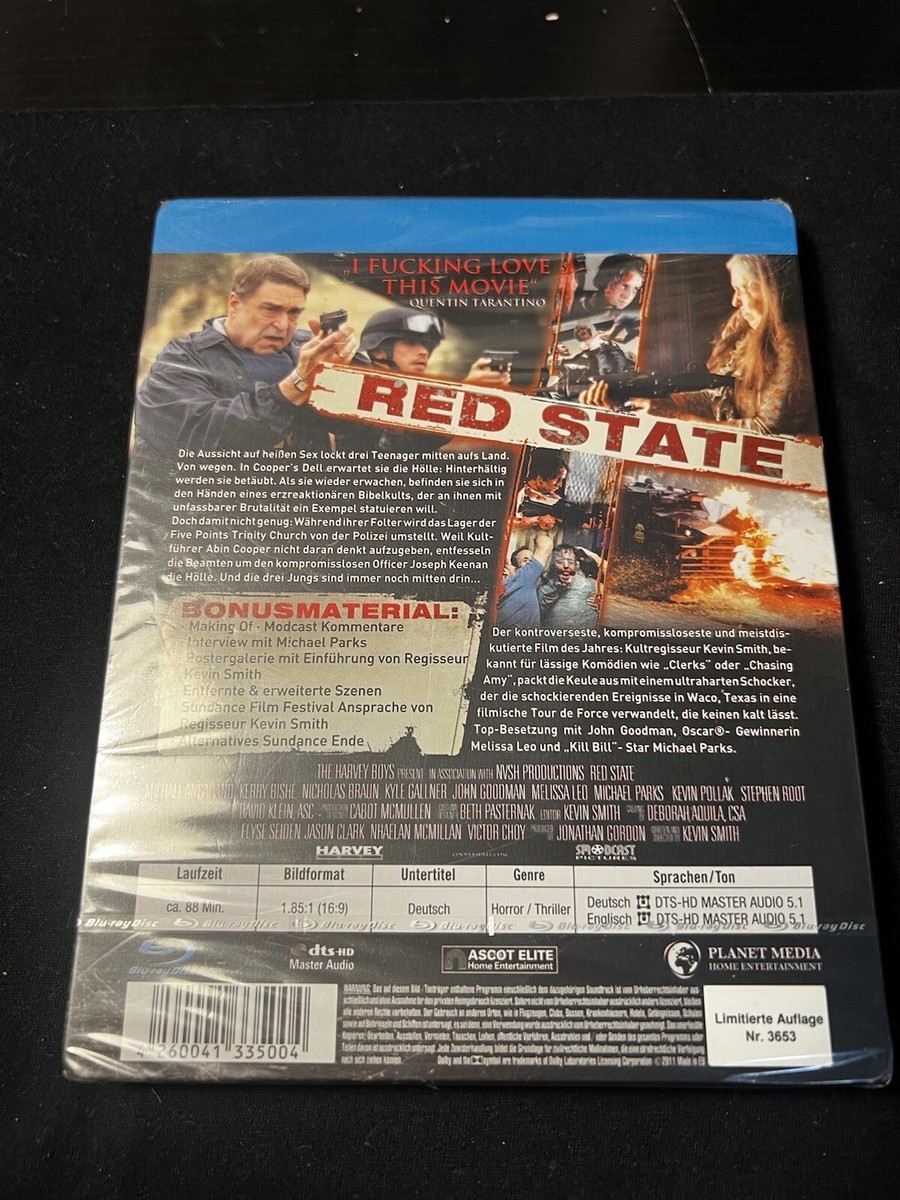 Red State Blu-ray Steelbook & Sealed German | eBay
