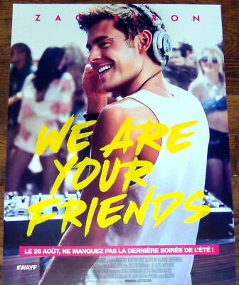 WE ARE YOUR FRiENDS Zac Efron DJ Emily Ratajkowski SMALL