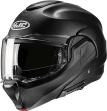 HJC F100 P\J BLACK MATT FOLDING CHIN MODULAR FIBER HELMET SIZE XL