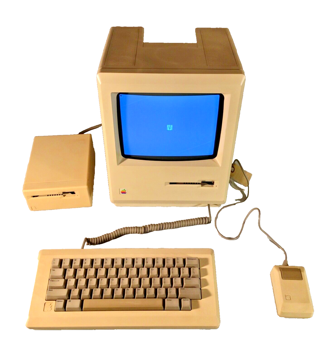 1984 APPLE MACINTOSH M0001 1st MAC 128K Made in USA Original with