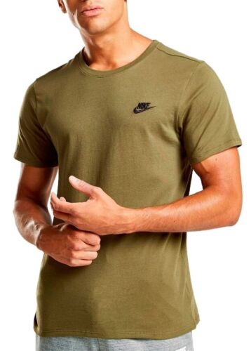 Mens Nike Logo T-Shirt Tee - Green - Medium - Zdjęcie 1 z 1