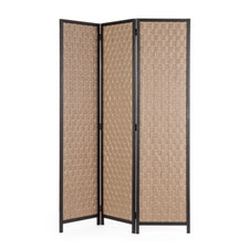 Paravento 3 Ante Dheva Naturale 135X180H Bamboo Yes 721680