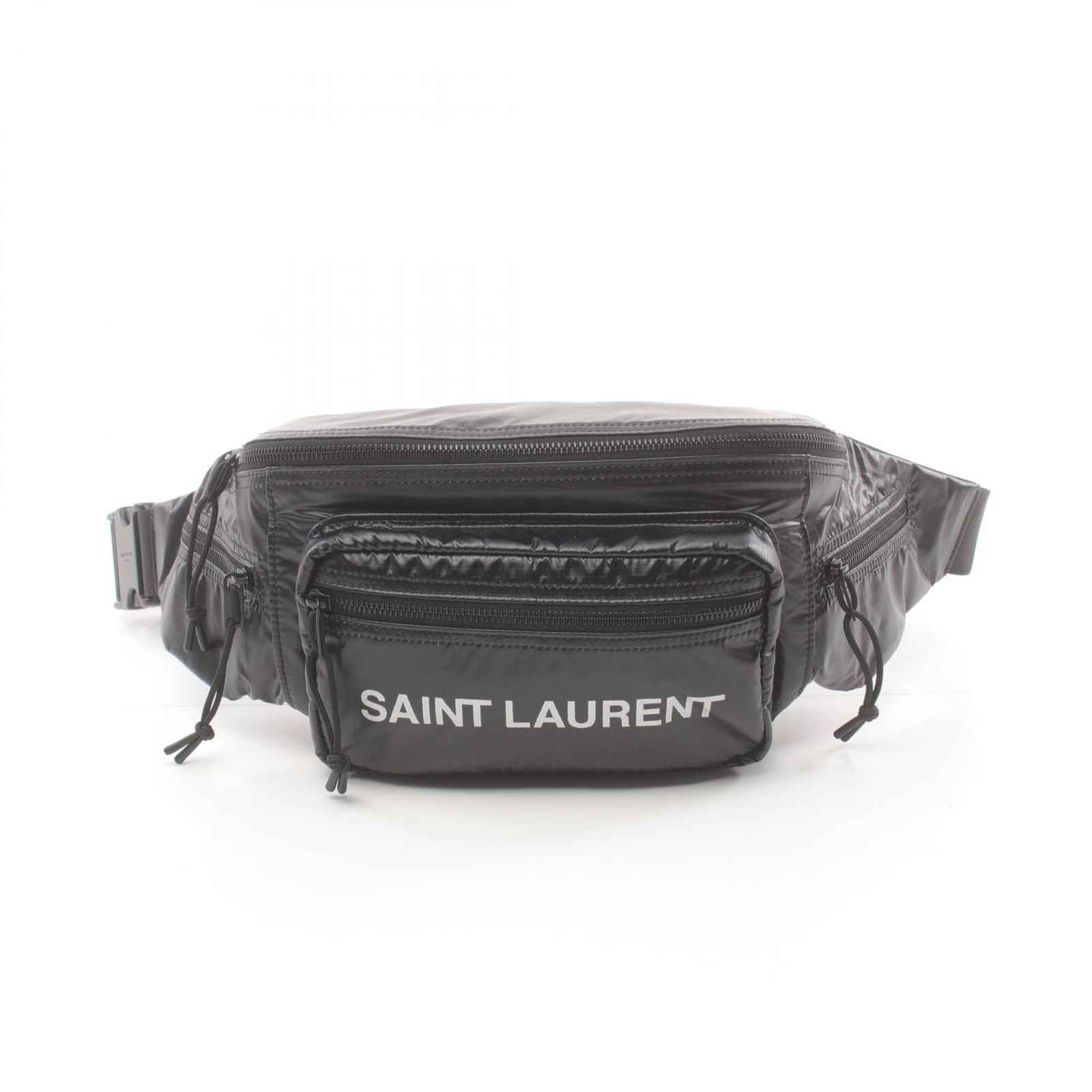 SAINT LAURENT Nuxx borsa a tracolla cintura 581375HO21Z1054 nylon nero NUOVA unisex