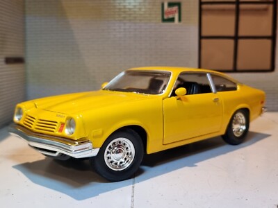 Chevrolet Vega Yellow 1974 Motormax 1:24 Diecast Model Car New
