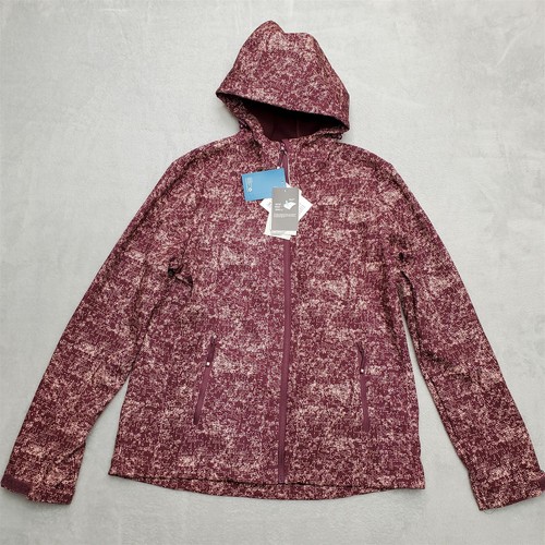 Mountain Warehouse Jacket Women US 10 Burgundy Exodus Softshell Zip Fleece Lined